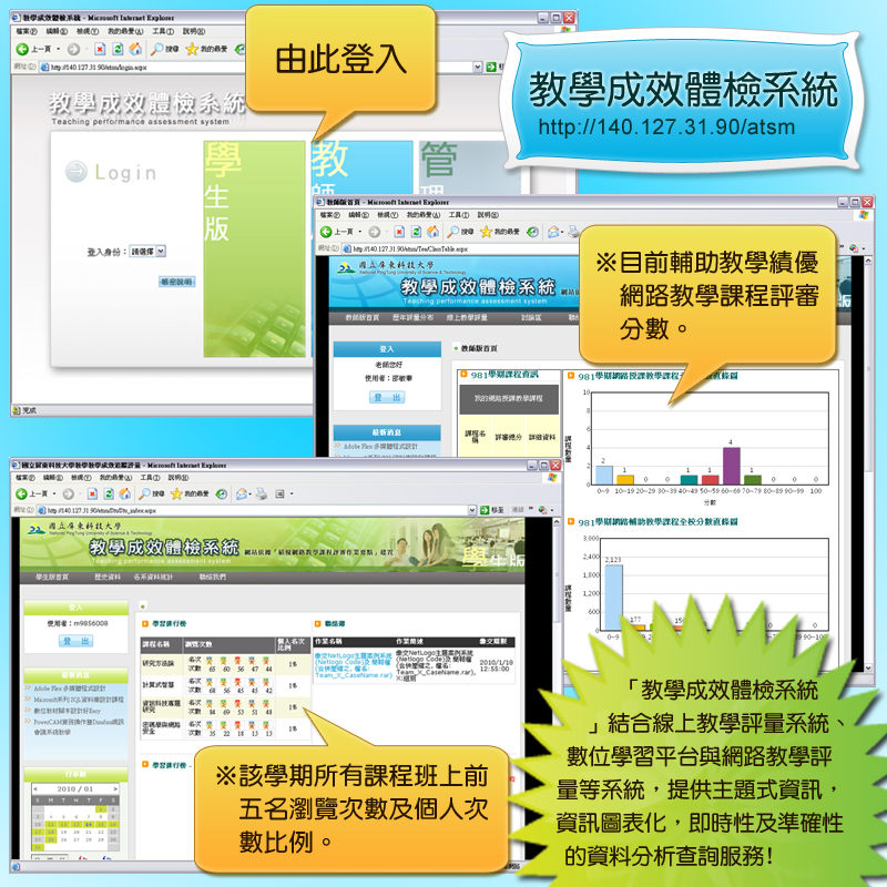 教學成效體檢系統簡介