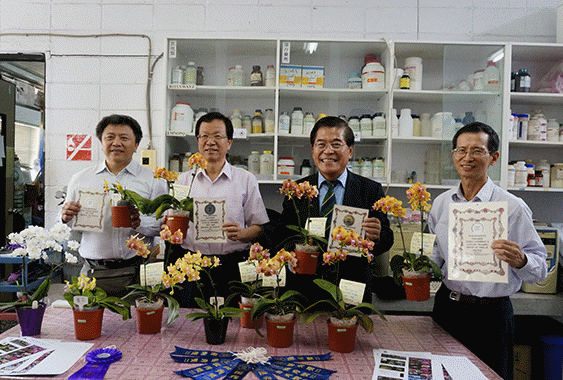 蘭花研究團隊屢創造佳績
