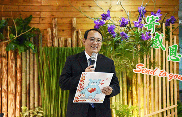 寄感恩明信片send to you