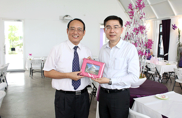 泰國朱拉隆功大學校長及貴賓蒞臨