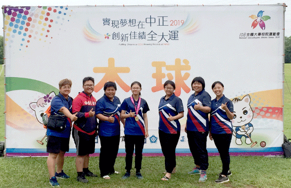 107學年度第二學期本校運動代表隊為校出賽，捷報響不停