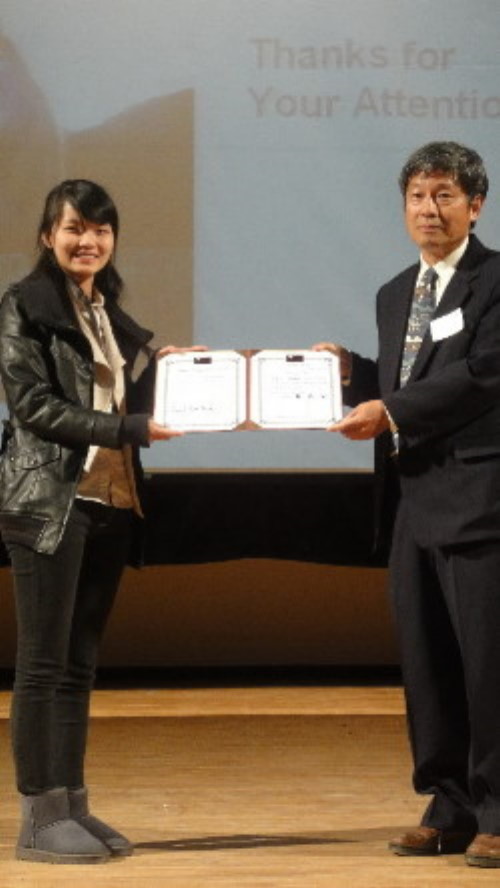賀動物科學與畜產系梁嘉琳同學榮獲100年度中國畜牧學會論文新人獎